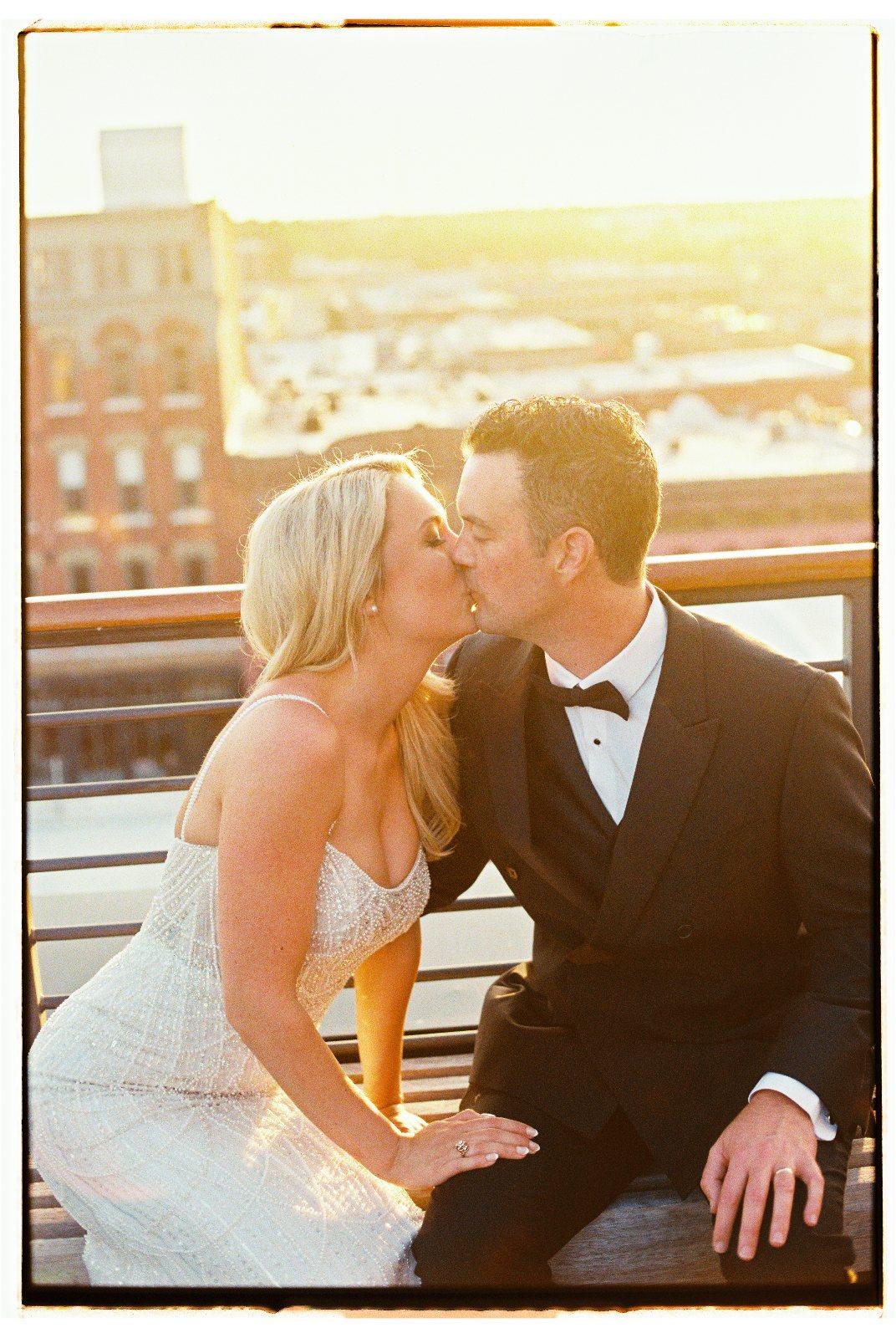35mm film wedding photograph